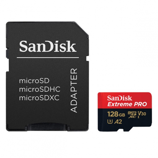 SanDisk 128Go Extreme PRO microSDXC™ avec adaptateur