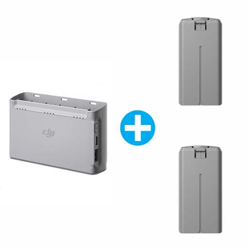 DJI - Mini 2/SE/SE2 - 2x Batterie + Chargeur Rapide Gain