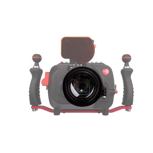 Flip et lentille macro M67 pour caisson Hugyfot vision XS GP9/GP10