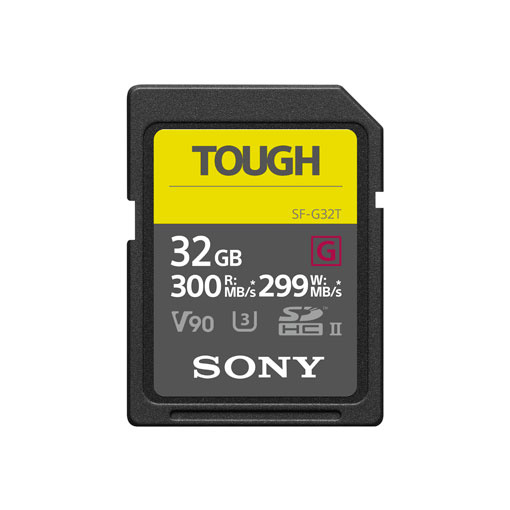 Carte SDHC Sony SF-G Tough UHS-II V90 U3 32Go