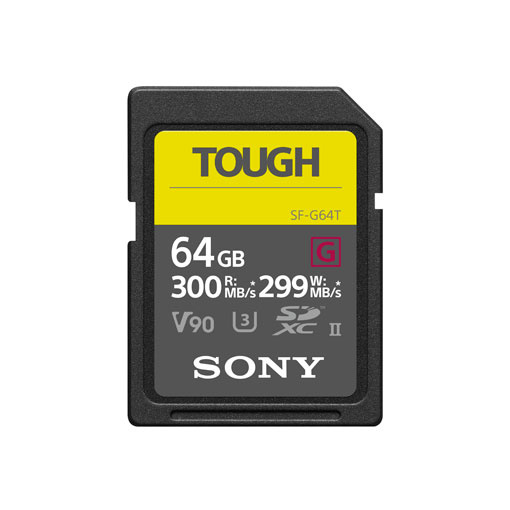 Carte SDHC Sony SF-G Tough UHS-II V90 U3 64Go