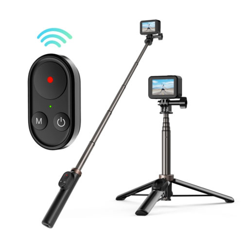 Perche avec télécommande Vlog Selfie Stick Telesin pour GoPro HERO 10/9/8 MAX