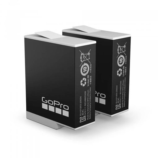 Pack de 2 batteries Enduro GoPro pour HERO9 Black et HERO10 Black