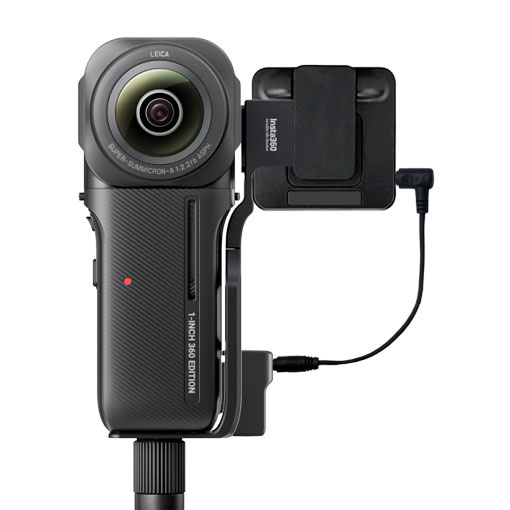 Support invisible pour micro RØDE Insta360 pour ONE RS 1-Inch 360 Edition + adaptateur