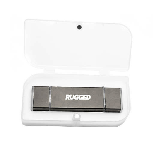 Lecteur de cartes Rugged USB-C + USB OTG, SD/microSD