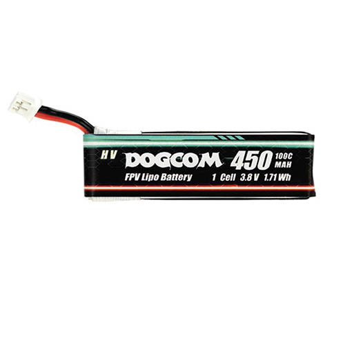 Batterie LiPo Dogcom 1S 450mAh 100C HV BT2.0
