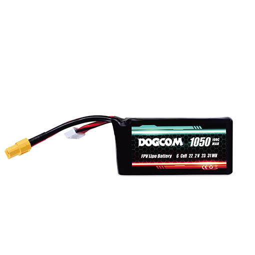 Batterie LiPo Dogcom 6S 1050mAh 100C