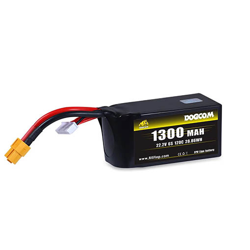 Batterie LiPo Dogcom 6S 1300mAh 120C