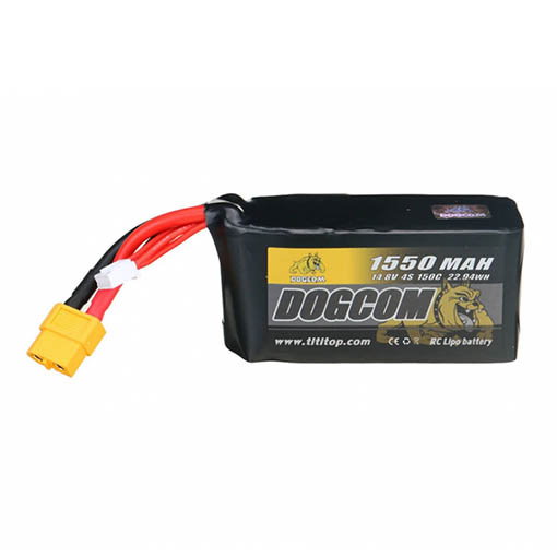 Batterie LiPo Dogcom 4S 1550mAh 150C