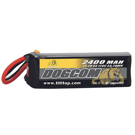 Batterie LiPo Dogcom 6S 2400mAh 120C