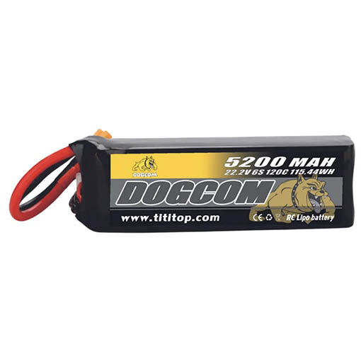 Batterie LiPo Dogcom 6S 5200mAh 120C