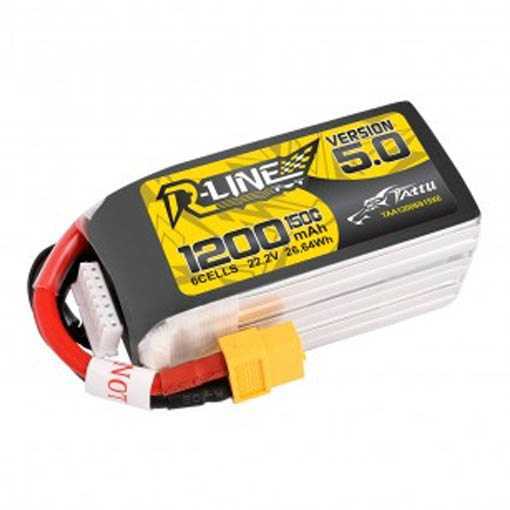 Batterie LiPo Tattu R-Line V5.0 6S 1200 mAh 150C