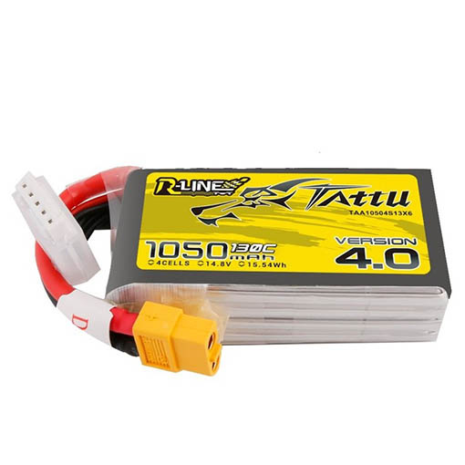 Batterie LiPo Tattu R-Line 4S 1050mAh 130C