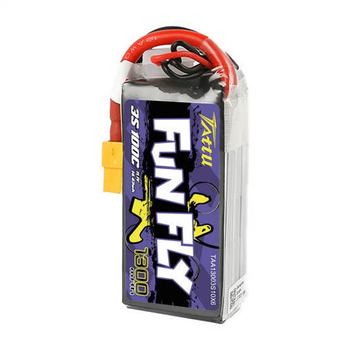 Batterie LiPo Tattu Funfly 3S 1300mah 100C