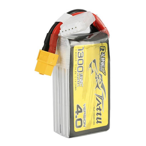 Batterie LiPo Tattu R-Line V4.0 4S 1300mAh 130C