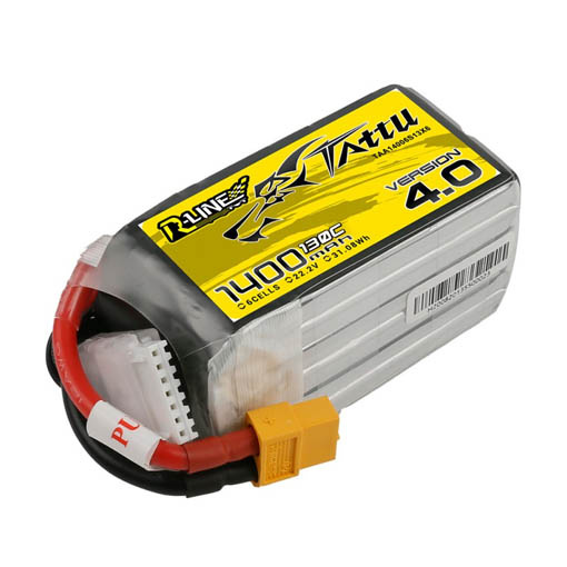 Batterie LiPo Tattu R-Line V4.0 6S 1400mAh 130C
