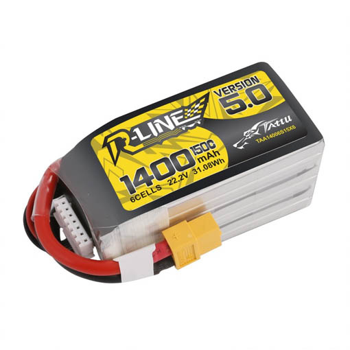 Batterie LiPo Tattu R-Line V5.0 1400mAh 150C
