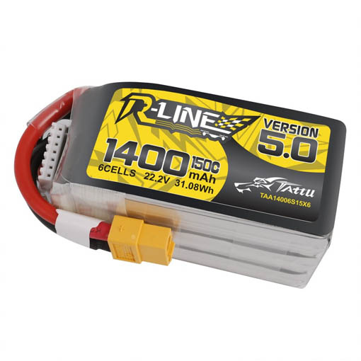 Batterie LiPo Tattu R-Line V5.0 1400mAh 150C