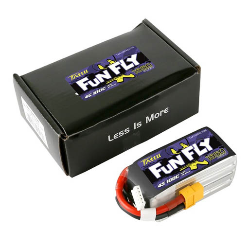 Batterie LiPo Tattu Funfly 4s 1550mAh 100C