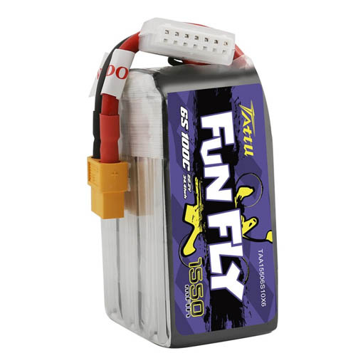 Batterie LiPo Tattu Funfly 6s 1550mAh 100C