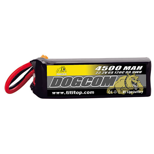 Batterie LiPo Dogcom 6S 4500mAh 120C