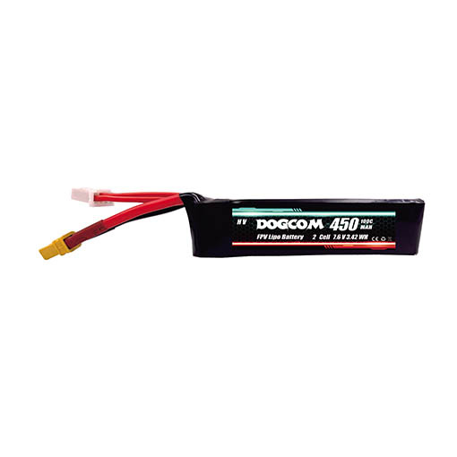 Batterie LiPo Dogcom 2S 450mAh 100C HV