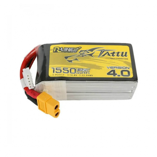 Batterie LiPo Tattu R-Line V4.0 4s 1550mAh 130C