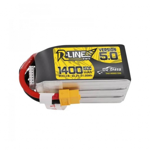 Batterie LiPo Tattu R-Line V5.0 6s 1400mAh 150C