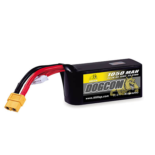 Batterie LiPo Dogcom 6S 1050mAh 150C