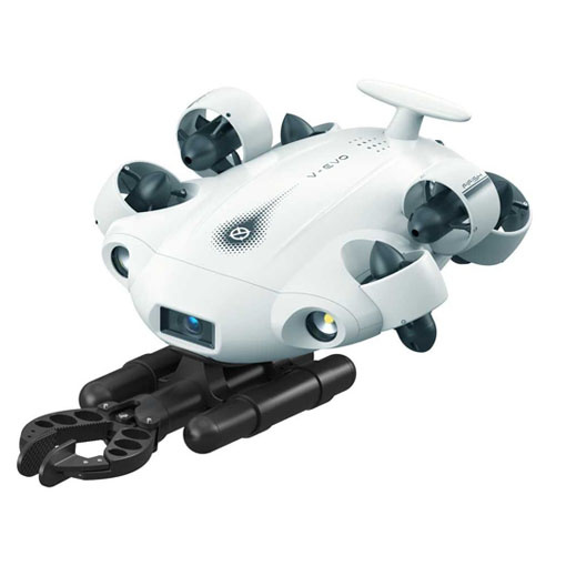 Drone sous-marin Qysea Fifish V-EVO avec bras robotique