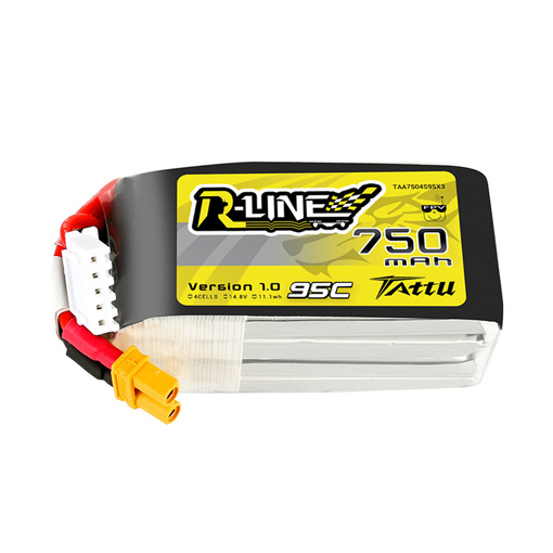 Batterie LiPo Tattu R-Line 4s 750mAh 95C