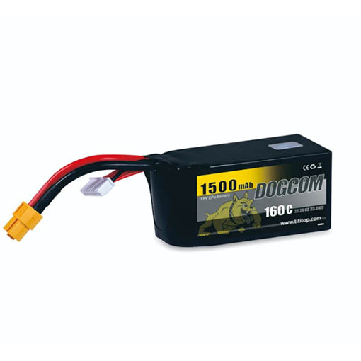 Batterie LiPo Dogcom 6S 1500mAh 160C