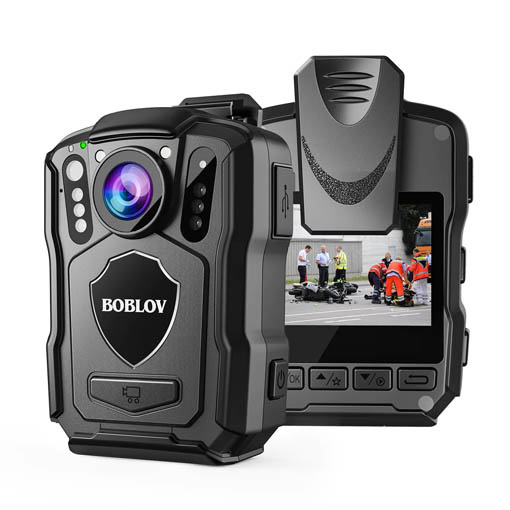 Caméra piéton Boblov M5 128Go avec GPS