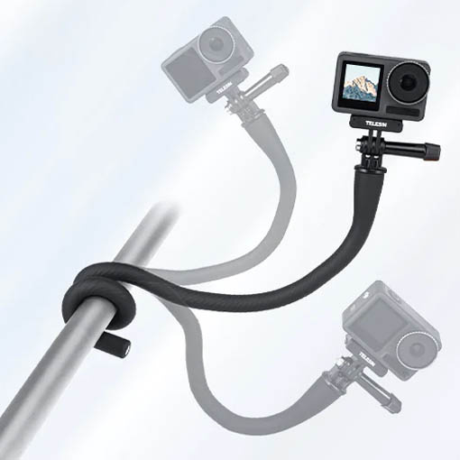 Fixation flexible 52cm Telesin pour GoPro