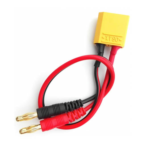 Câble de charge XT90 mâle LCE connecteur banane 4mm