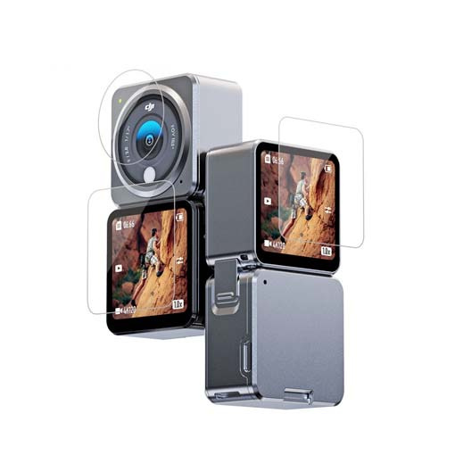 Refurb - Pack DJI Action 2 Dual Screen Combo avec films de protection & pochette