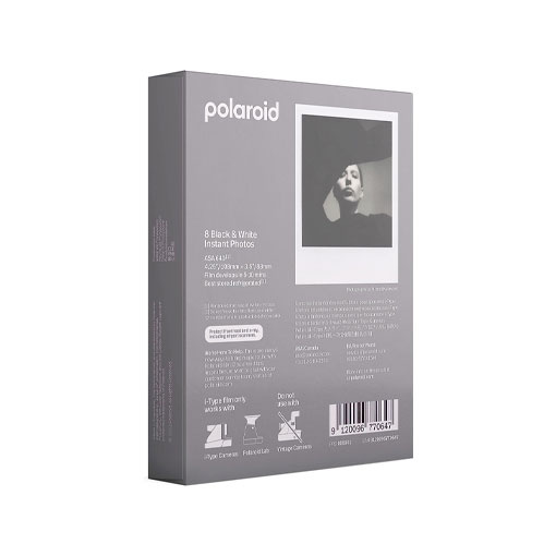 POLAROID Appareil Instantané Go Noir + Recharge GO (16 Poses X3)