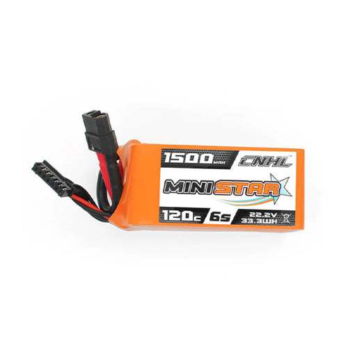 Batterie LiPo CNHL MiniStar 6S 1500mAh 120C