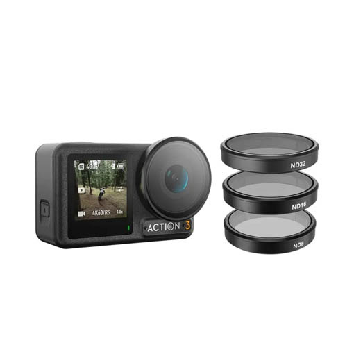 Kit Telesin de 4 filtres pour caméras DJI Action 3&4