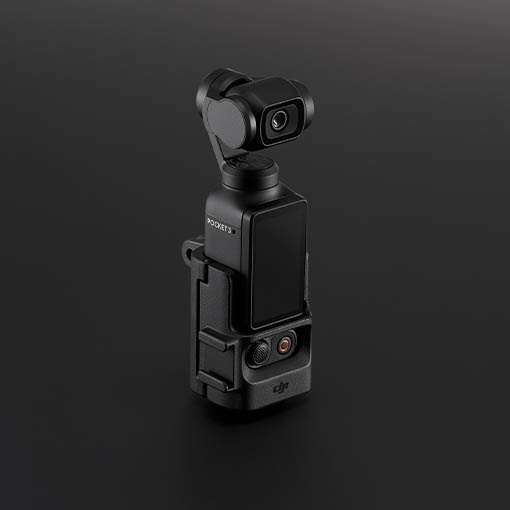 Adaptateur fixations Cold Shoe et Actioncam pour DJI Osmo Pocket 3