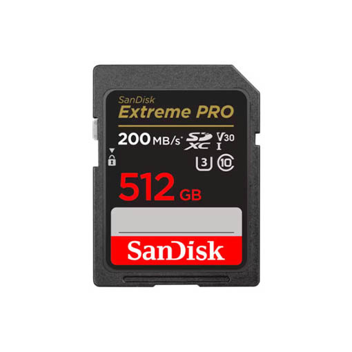 SanDisk 512Go Extreme PRO® - Carte mémoire SDXC™ UHS-I U3