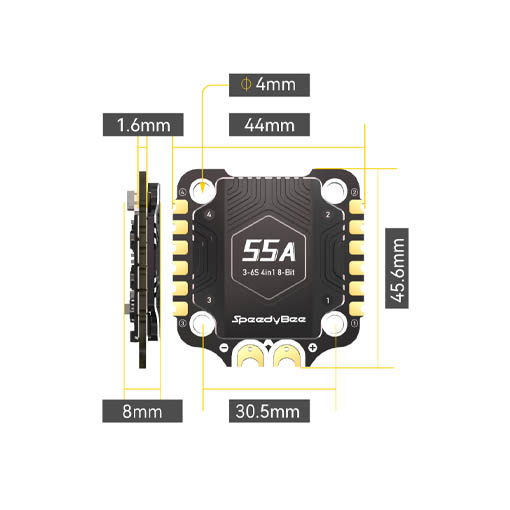 ESC 4en1 SpeedyBee BLS 55A (30x30)