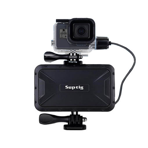 Batterie aste pour GoPro 12, chargeur 3 canaux, LED, câble
