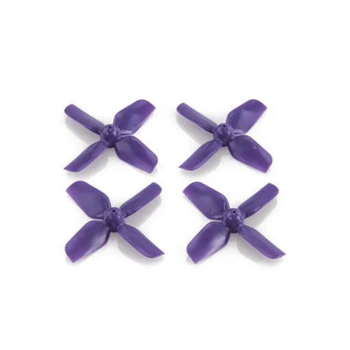 Hélices HQProp Micro quadripales 1213 (1.2x1.3x4) shaft 1mm violet