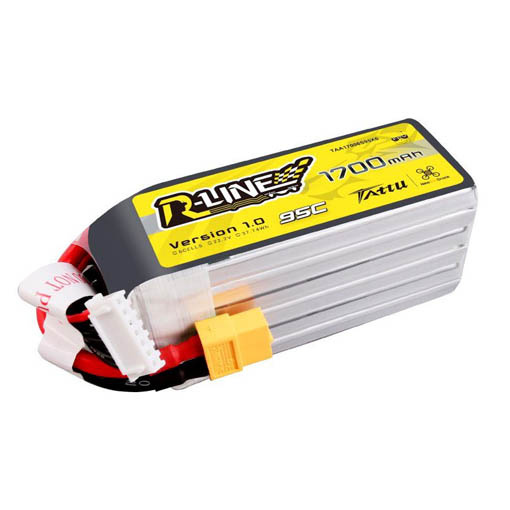 Batterie LiPo Tattu R-Line 6S 1700mAh 95C