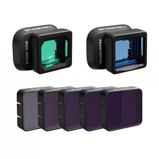 Kit de 5 filtres ND avec grand angle et anamorphique Freewell pour DJI Mini 4 Pro