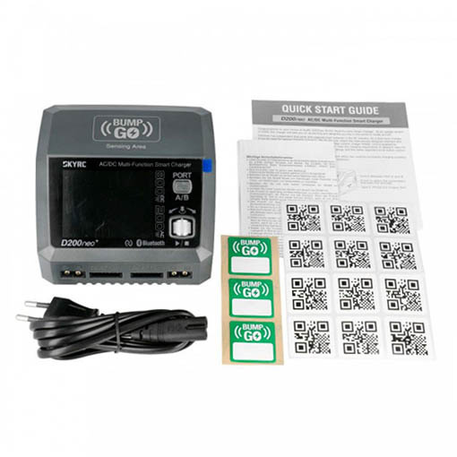 Chargeur SkyRC D200 Neo+ NFC Duo - 1-6S AC 200W DC 2x 400W 12V/220V