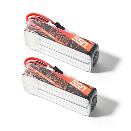 Pack de 2 batteries LiHV BetaFPV LAVA 4S 550mAh 75C