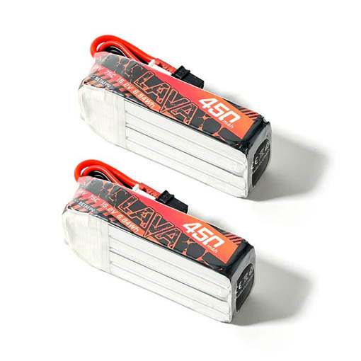 Pack de 2 batteries LiHV BetaFPV LAVA 4S 450mAh 75C