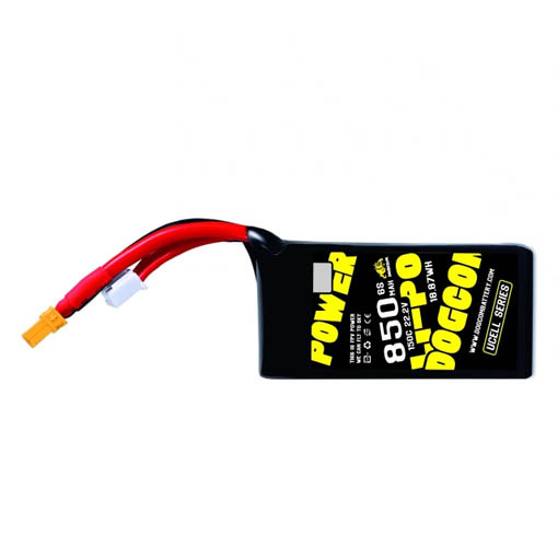 Batterie LiPo Dogcom 6S 850mAh 150C UCELL Series